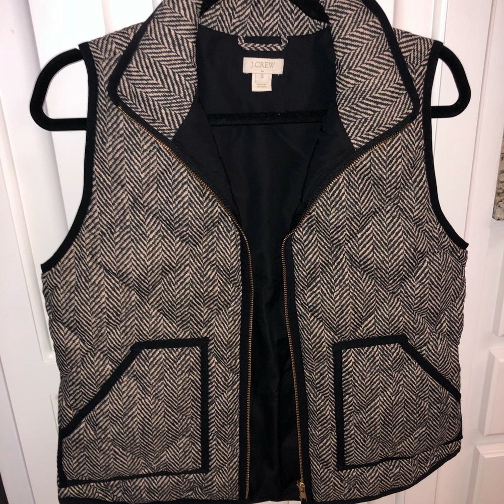 J. Crew herringbone vest